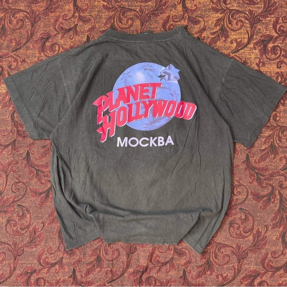 80/90s Planet Hollywood Russia Single Stitch Tee - Picture 3 of 4